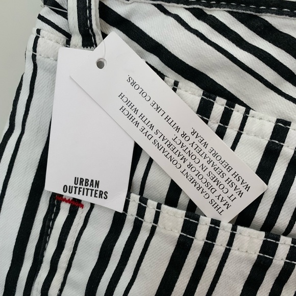 Urban Outfitters Jeans Urban Outfitters BDG High Rise Cropped Kick Flare Stripe - Picture 6 of 9